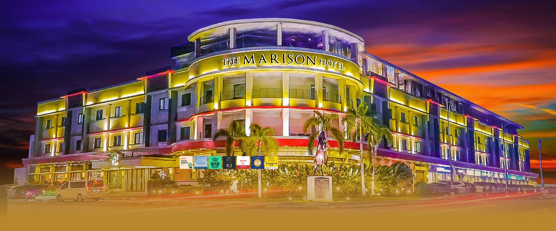 Exterior of The Marison Hotel in Legazpi City
